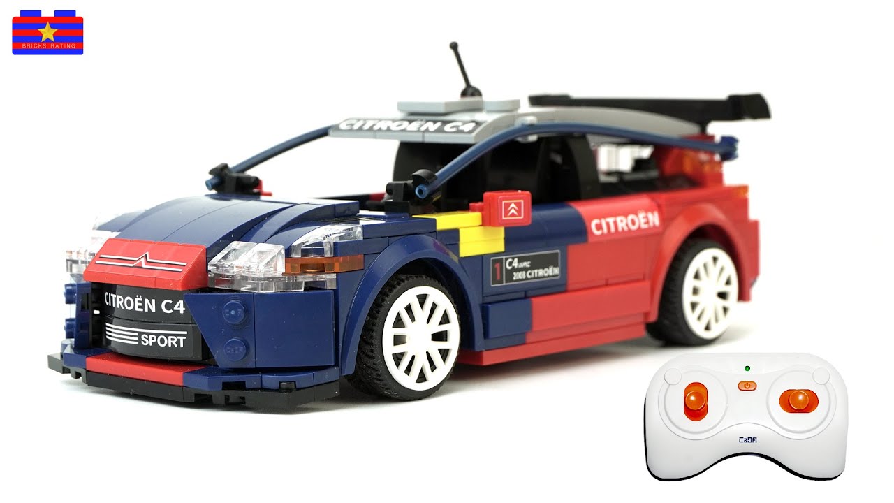 CaDA Citroën C4 WRC 2008 Racing Car Brick Set Unboxing & Building For Lego Fans