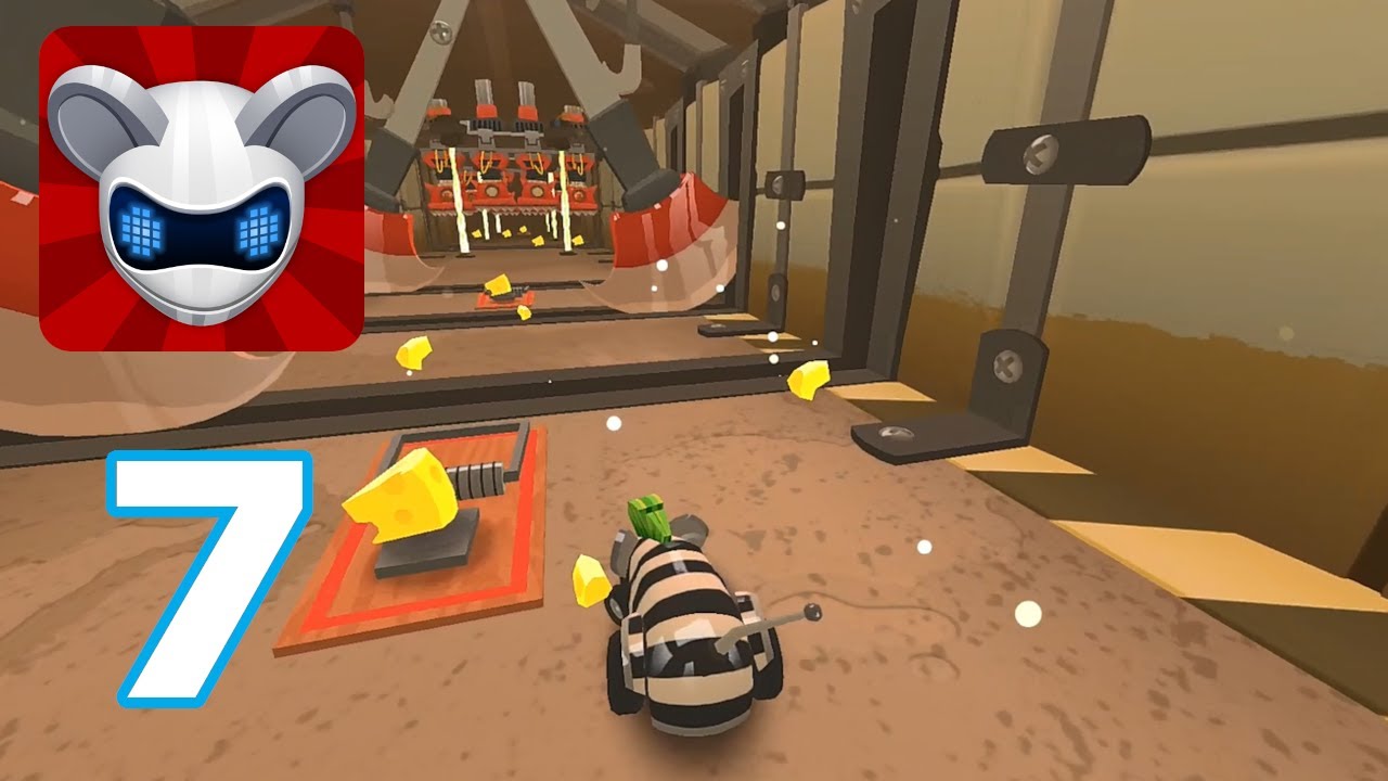 MouseBot Mobile - Lab 6 Puss and the Pednulum - GamePlay Android iOS HD Walkthrough Tutorial Part 7