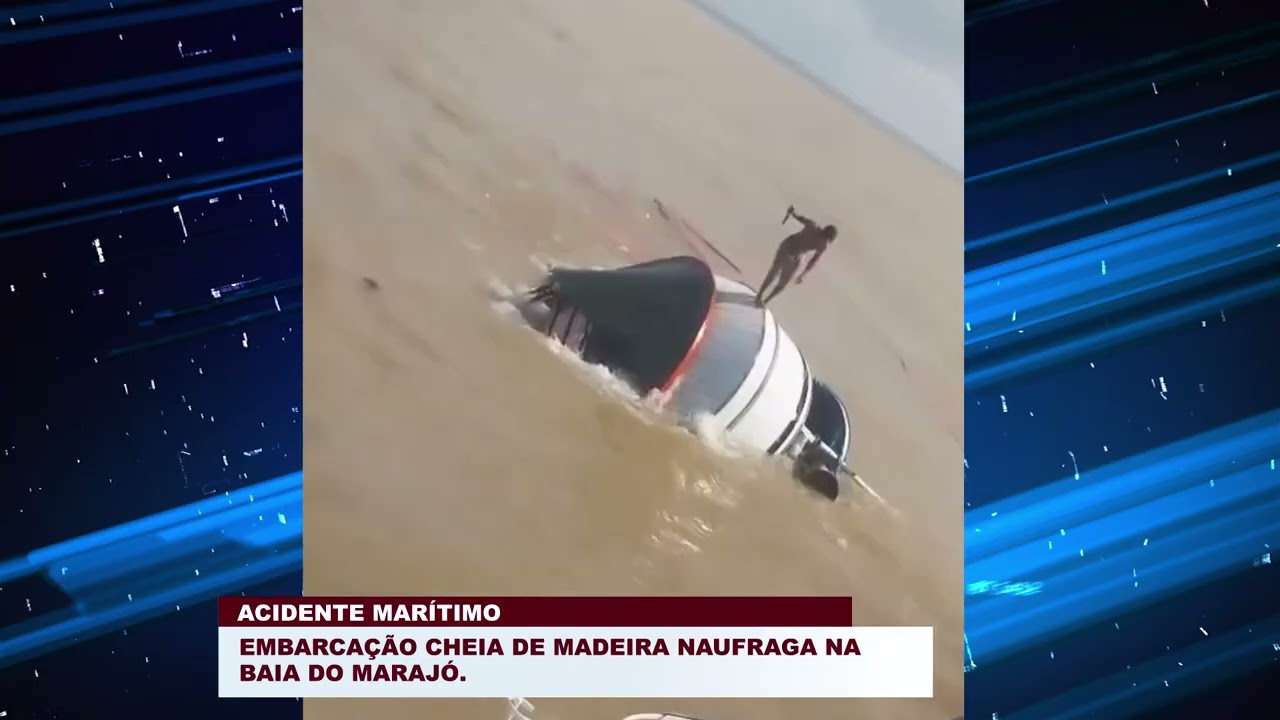 BARCO AFUNDA NA BAIA DO MARAJÓ