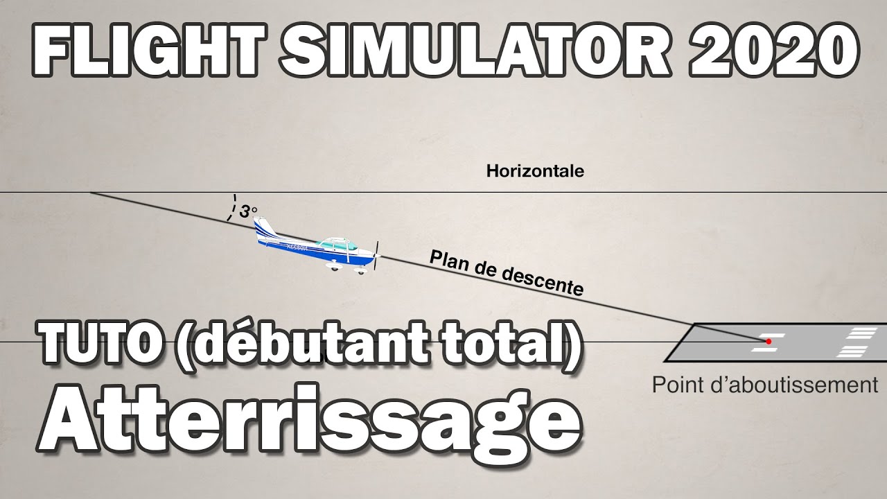 [FR] Flight Simulator 2020 / 2024 fr - Tuto Atterrissage - Débutant MSFS2024 Francais