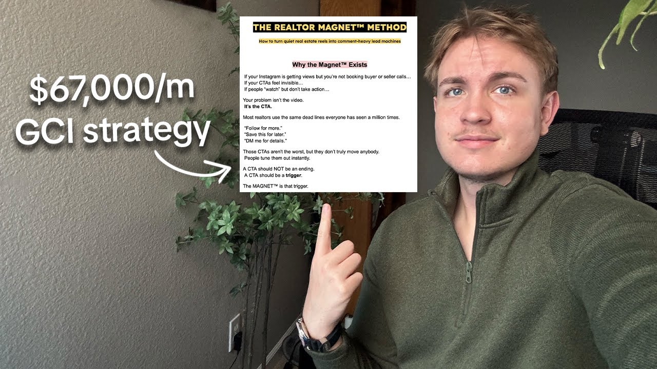 my exact $67,000/m lead magnet strategy for solo realtors