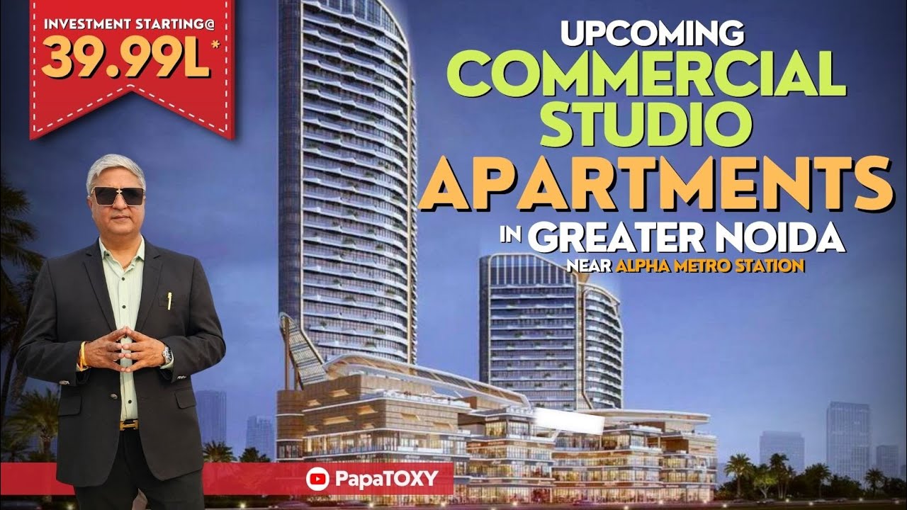 Migsun Commercial Studio Apartments in Alpha 2, Greater Noida &ndash; @₹40 Lakhs* | PapaTOXY - 9717753000