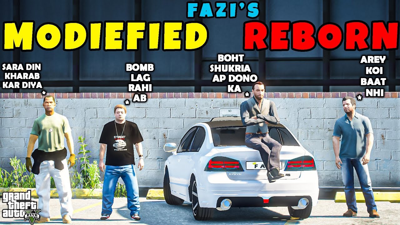 SURPRISE FOR FAZI | REBORN MODIEFIED | GTA 5 | Real Life Mods #206 | NEW SHOWROOM#9 | URDU |