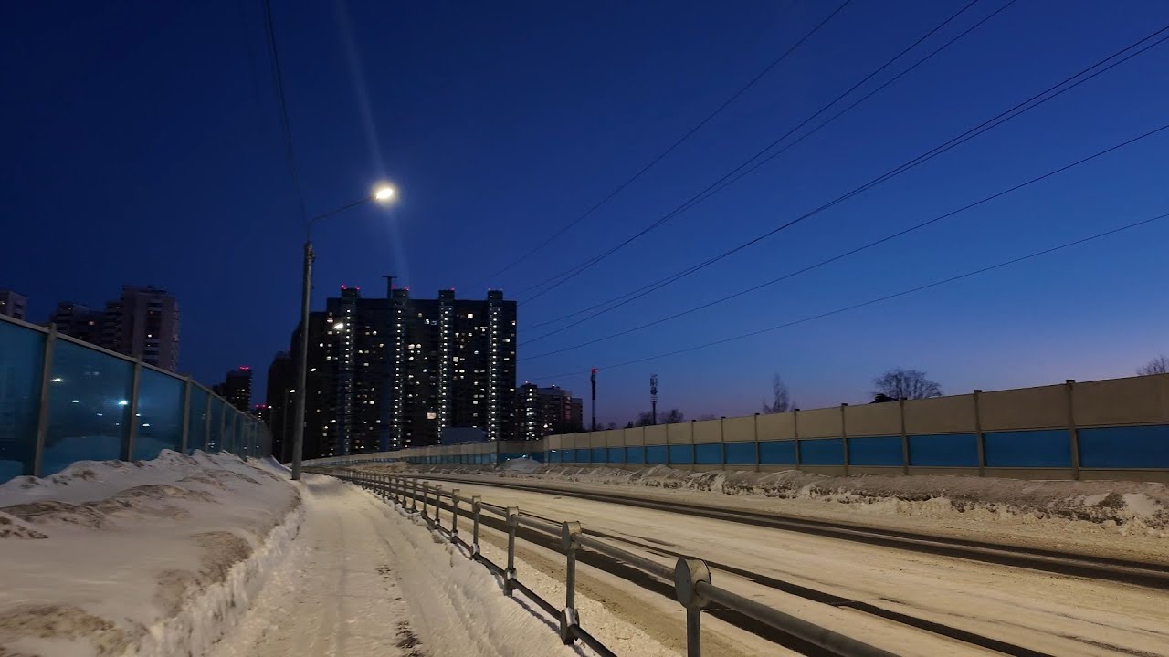 Москва-самый холодный день зимы 25. 01. 2026 г 4K UHD