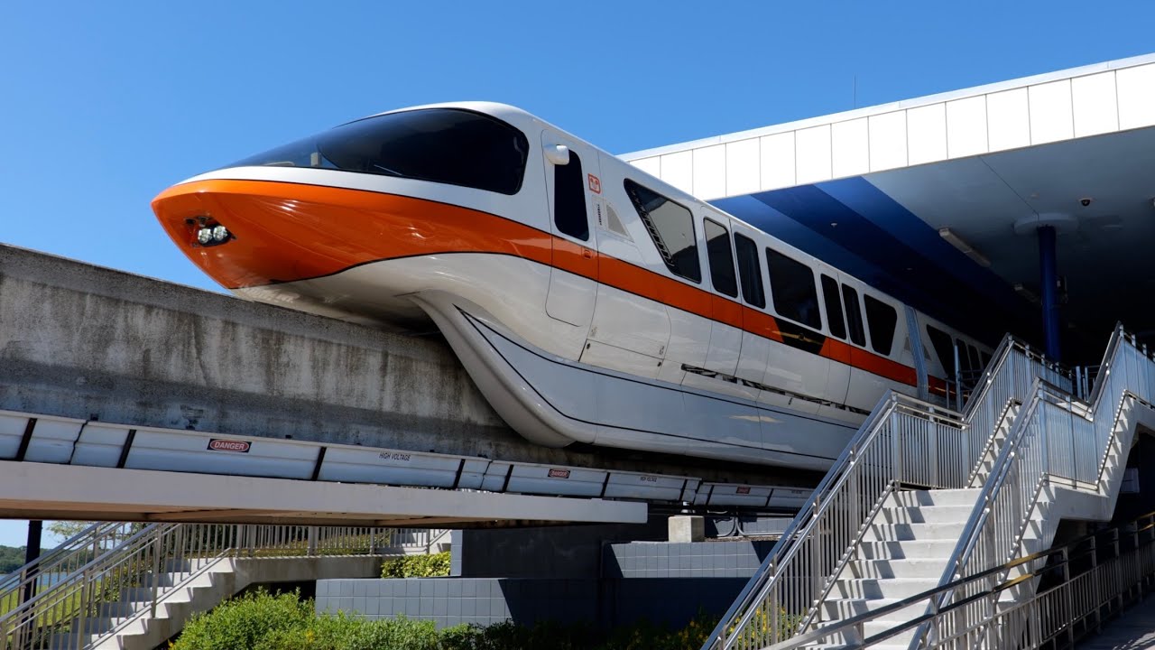 Magic Kingdom Express Monorail 2024 Complete Ride POV Experience in 4K | Walt Disney World Florida