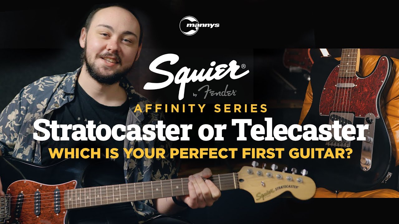 Squier Affinity Stratocaster or Telecaster: which is your perfect first guitar?