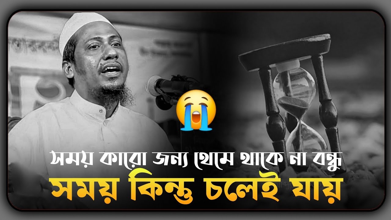 😭সময় কারো জন্য থেমে থাকে না বন্ধু সময় কিন্তু চলেই যায়|আনিসুর রহমান আশরাফী