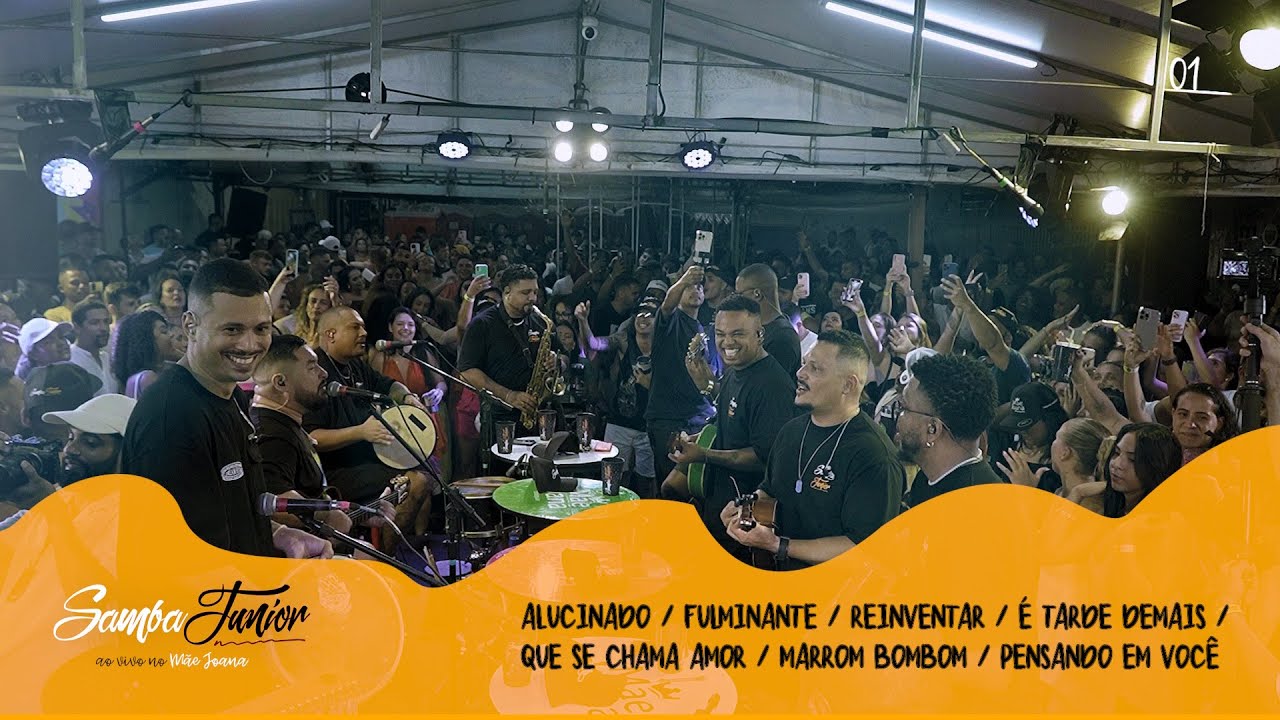 SAMBA JR - ALUCINADO / FULMINANTE / REINVENTAR / TARDE DEMAIS /CHAMA AMOR / MARROM BOMBOM / PENSANDO