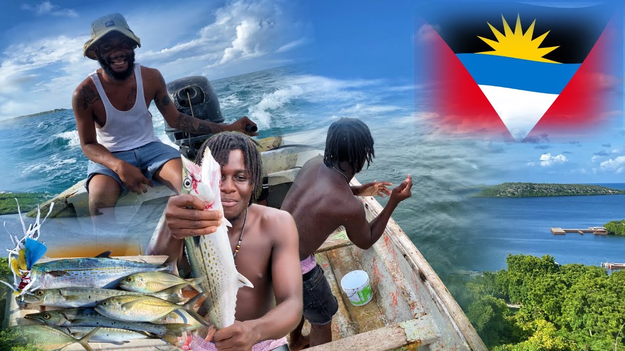 Доминирование в морях Антигуа и Барбуды (ловля рыбы троллем с необычной приманкой)