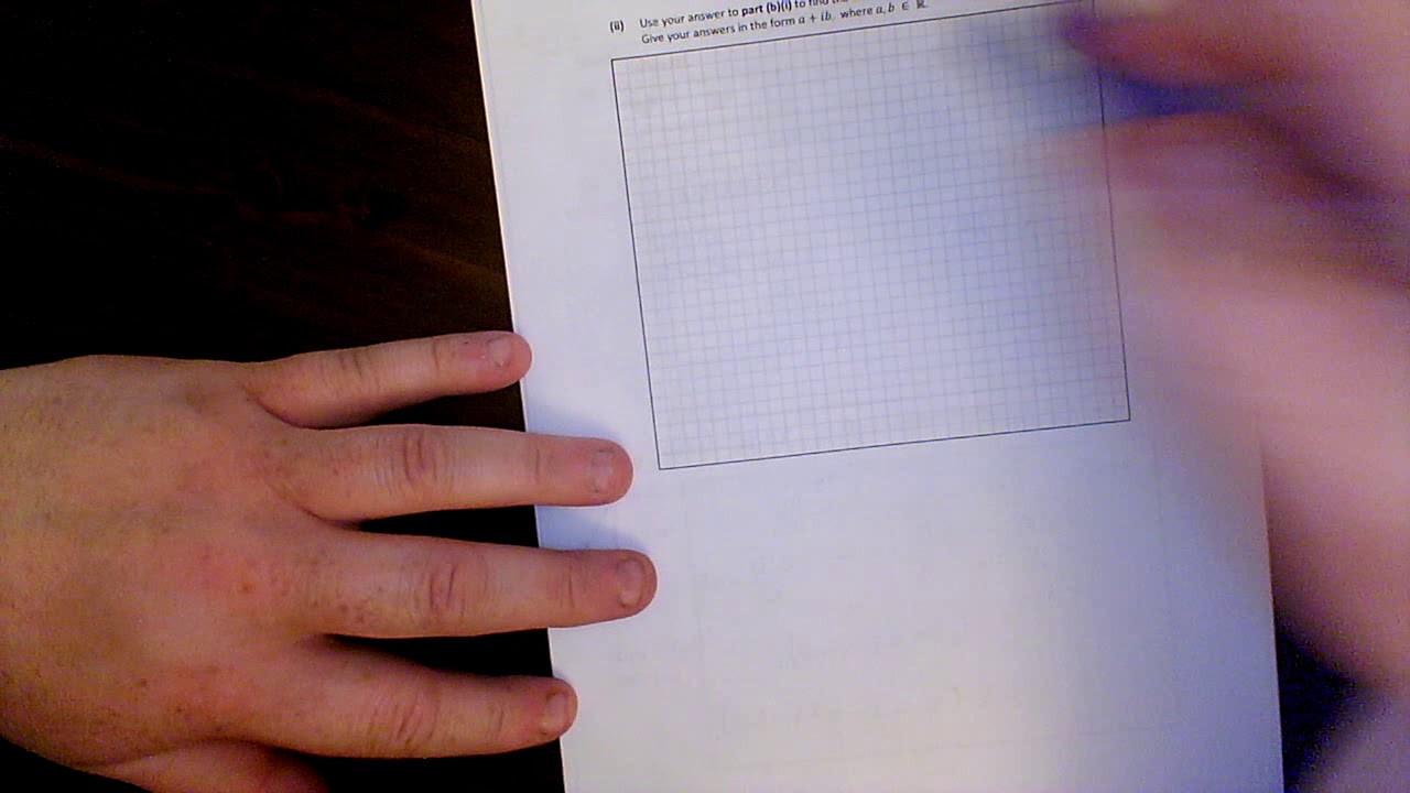 Leaving Cert Maths HL 2019 Paper 1 Q5 Complex Numbers