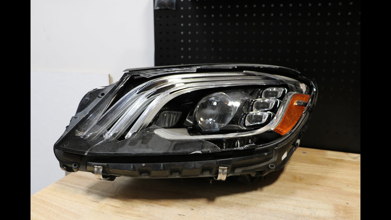 Разборка светодиодных фар Matrix LED для Mercedes-Benz S560 S63 2018-2020 годов выпуска