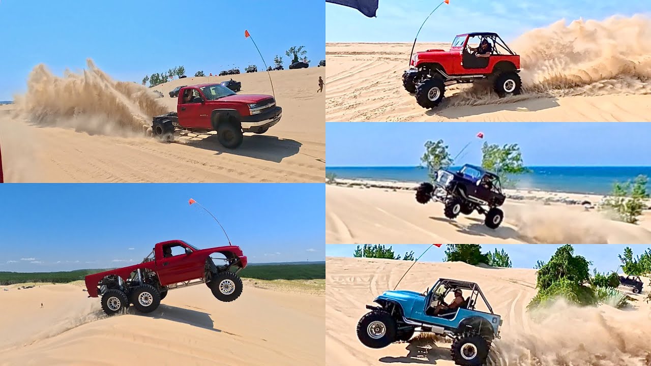 HORSEPOWER & SAND!!! 6 Wheeled Prerunner…. Bad A** Jeeps Hit The Silver Lake Sand Dunes {2025}