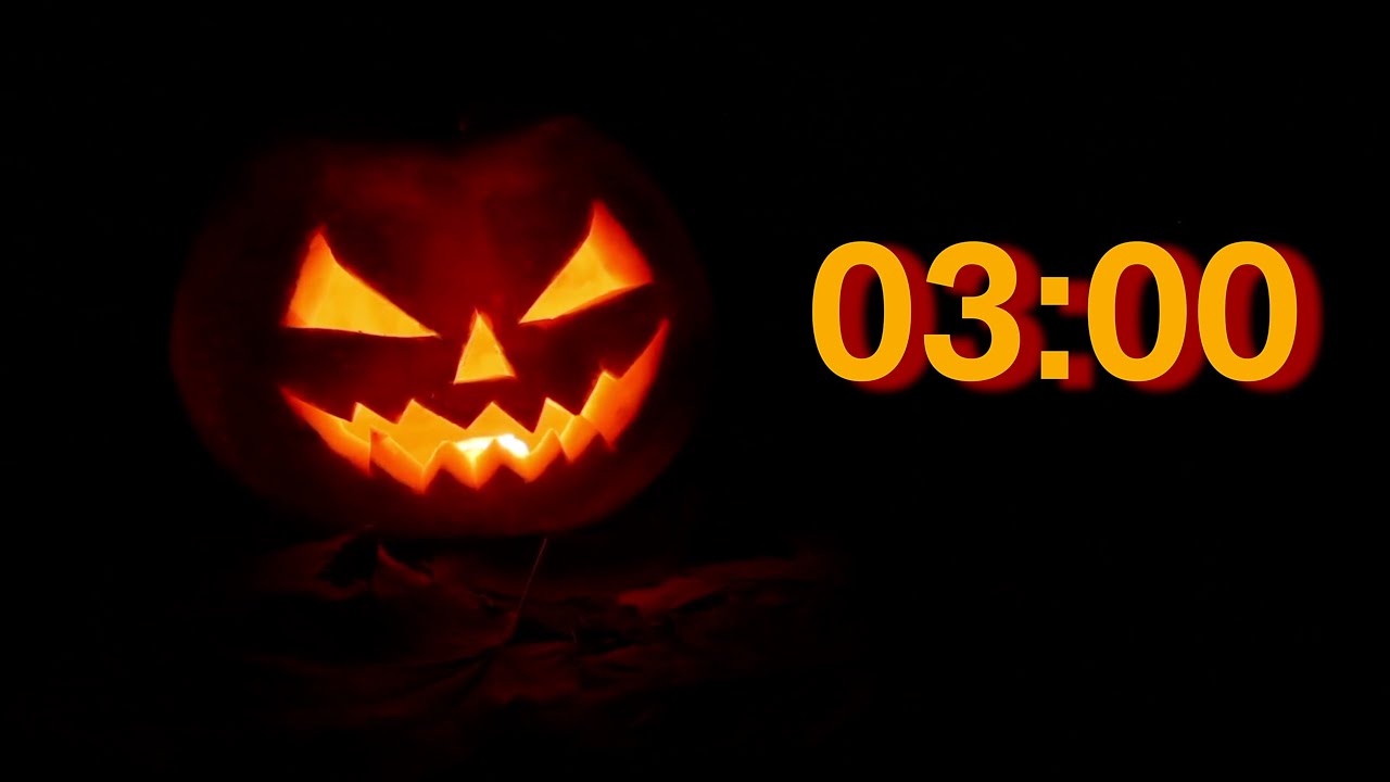 3 min - Halloween Pumpkin Countdown