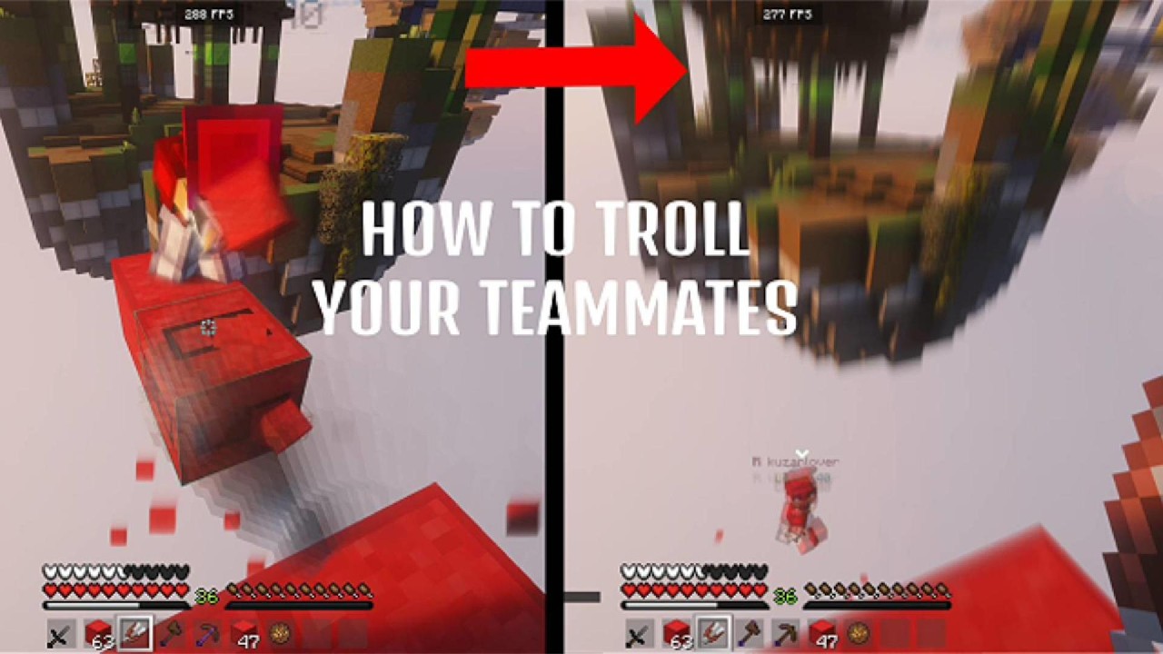 How to TROLL my Teammates in Bedwars