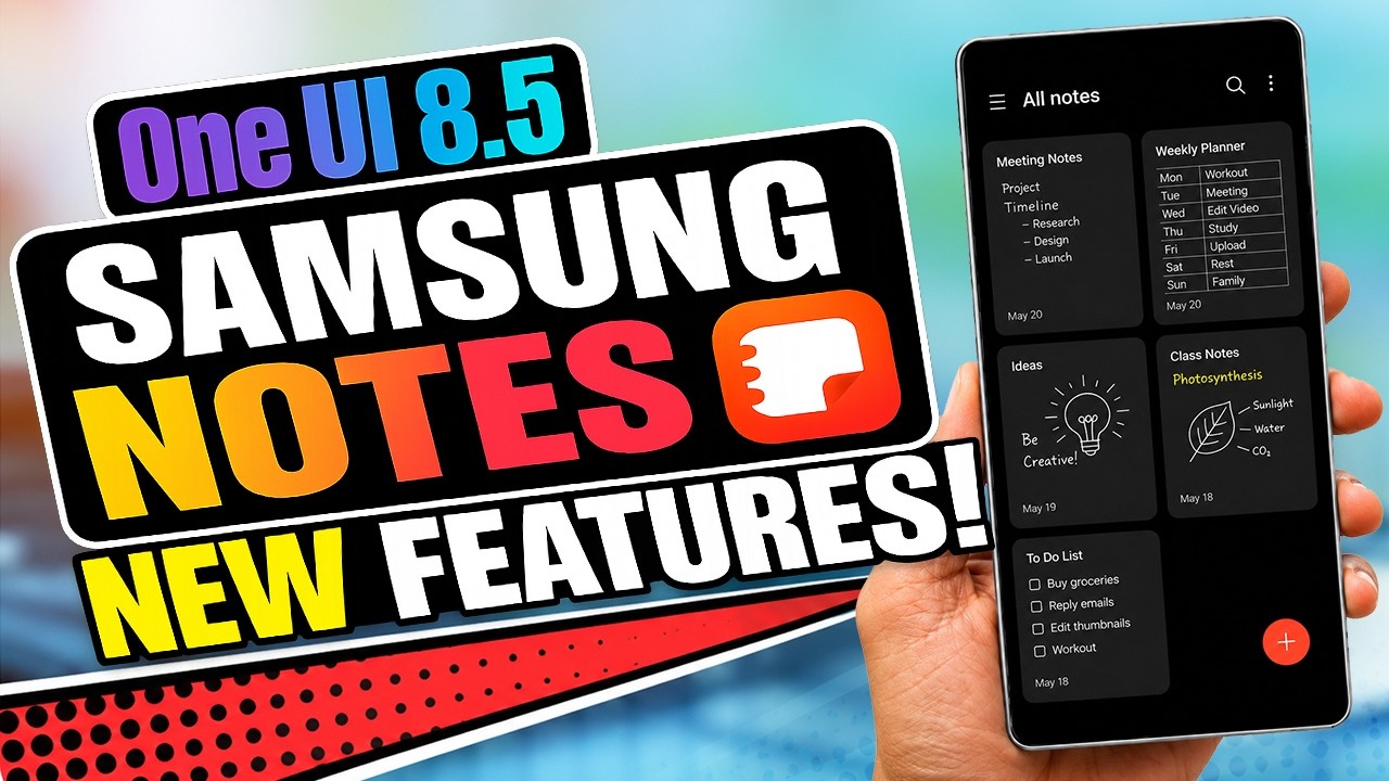 Новые функции One UI 8.5 в Samsung Note меняют правила игры 🔥