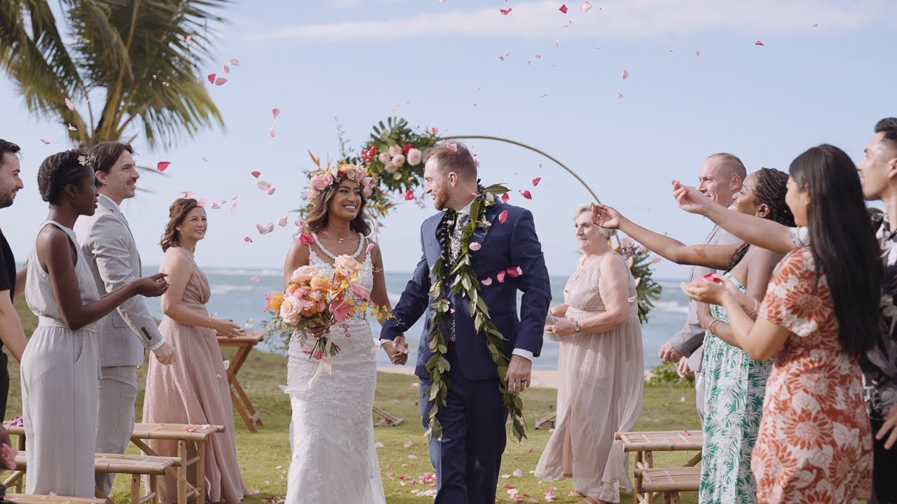 Loulu Palm Farm Estate, North Shore Hawaii Wedding on Oahu