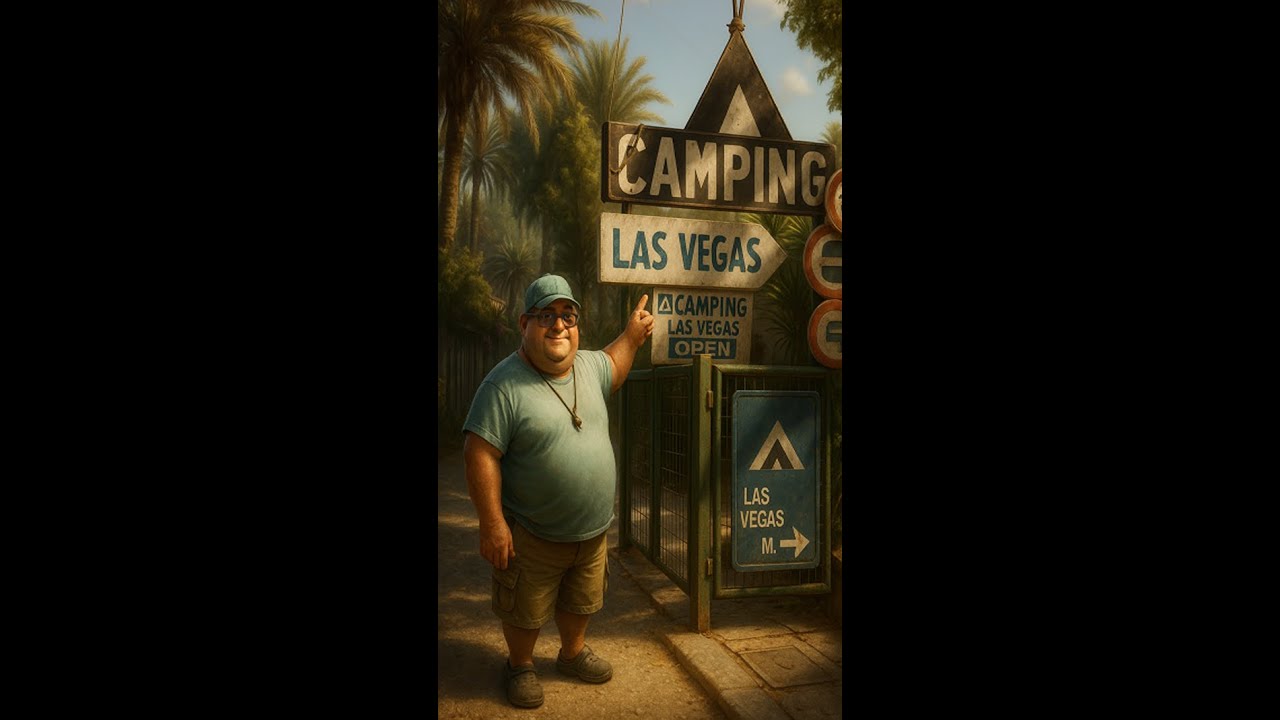 Camping las vegas, un oasis tropical entre un mar de plásticos