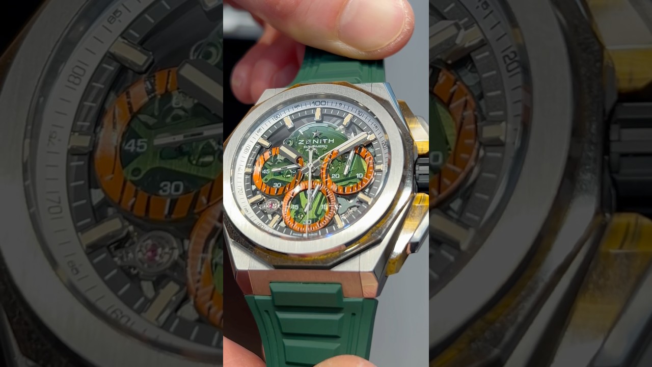 FORGET THE ROLEX DAYTONA: $30,000.00 Zenith Defy Extreme Jungle, modern #hautehorlogerie
