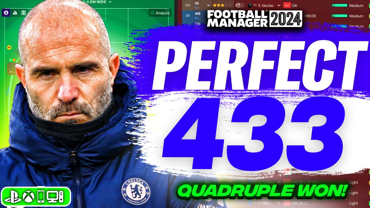 Этот Энцо Мареска 4-3-3 сломал FM24! Тактика четырёхкратной победы!