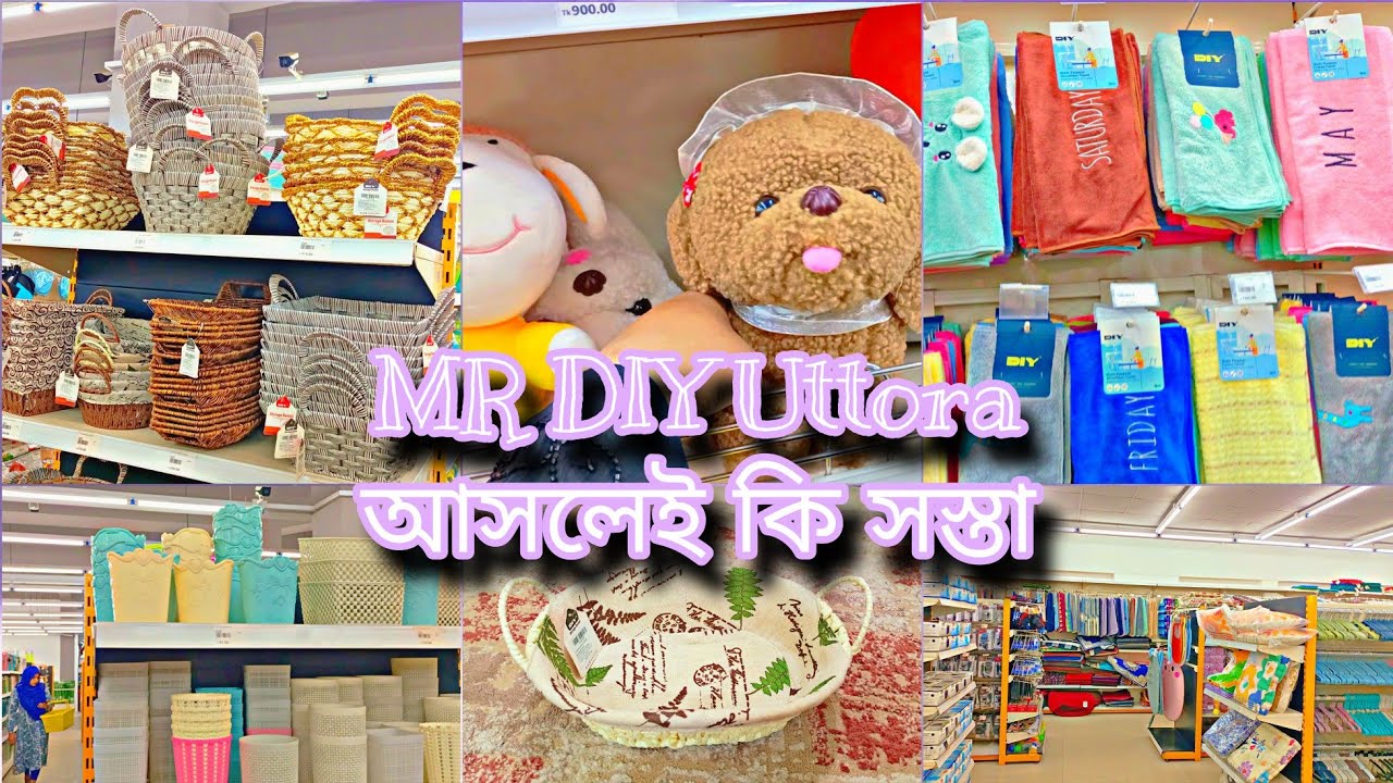 MR DIY Bangladesh🌱| দামে কম মানে ভালো🌸|Mr DIY uttora shopping দামসহ প্রতিটি products reviews ||