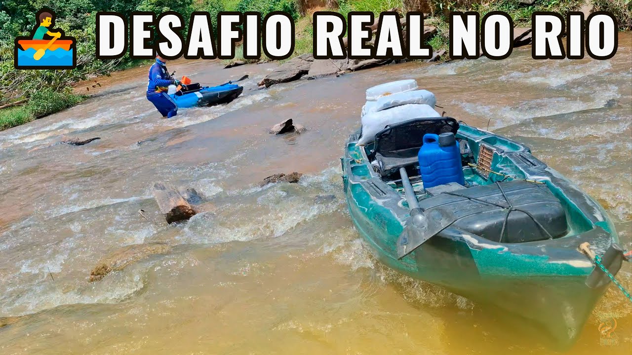 40KM DE EXPEDIÇÃO DE CAIAQUE 😱 PRIMEIROS PERRENGUES NO RIO  PARTE 1