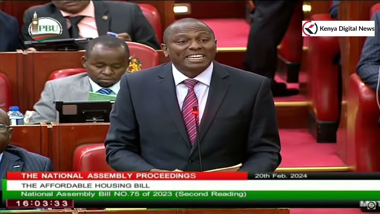 'NO! NO! NO!' Ichungwa humiliated as MPs heckle him while telling them to support Housing Bill!!