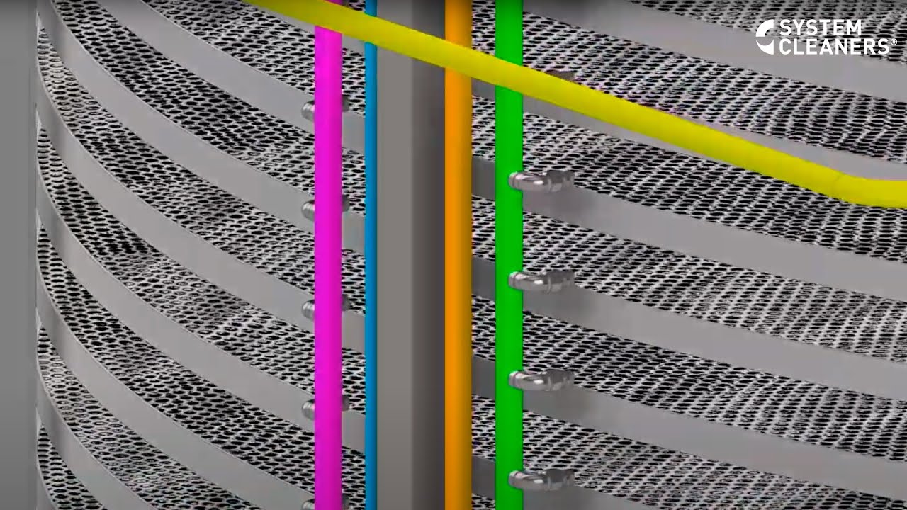 Spiral Freezer - Automatic cleaning of single-drum spiral freezer