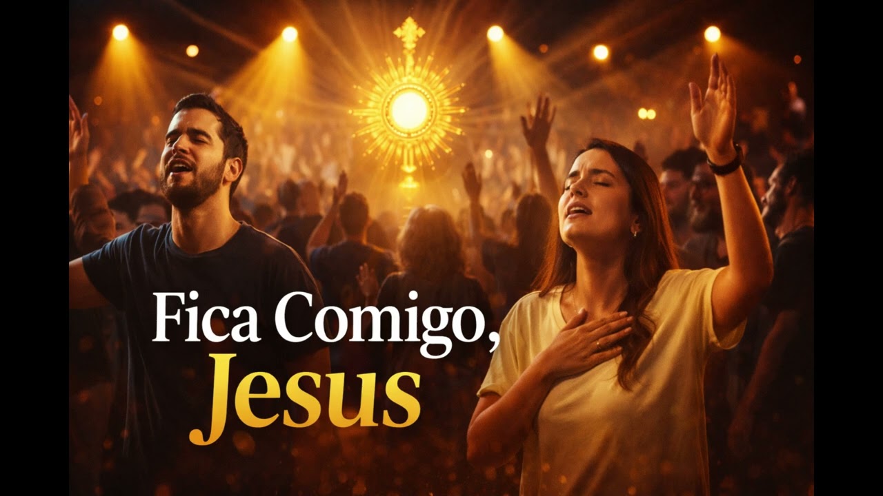 Fica Comigo, Jesus | Louvor Católico Dinâmico | Adoração ao Santíssimo