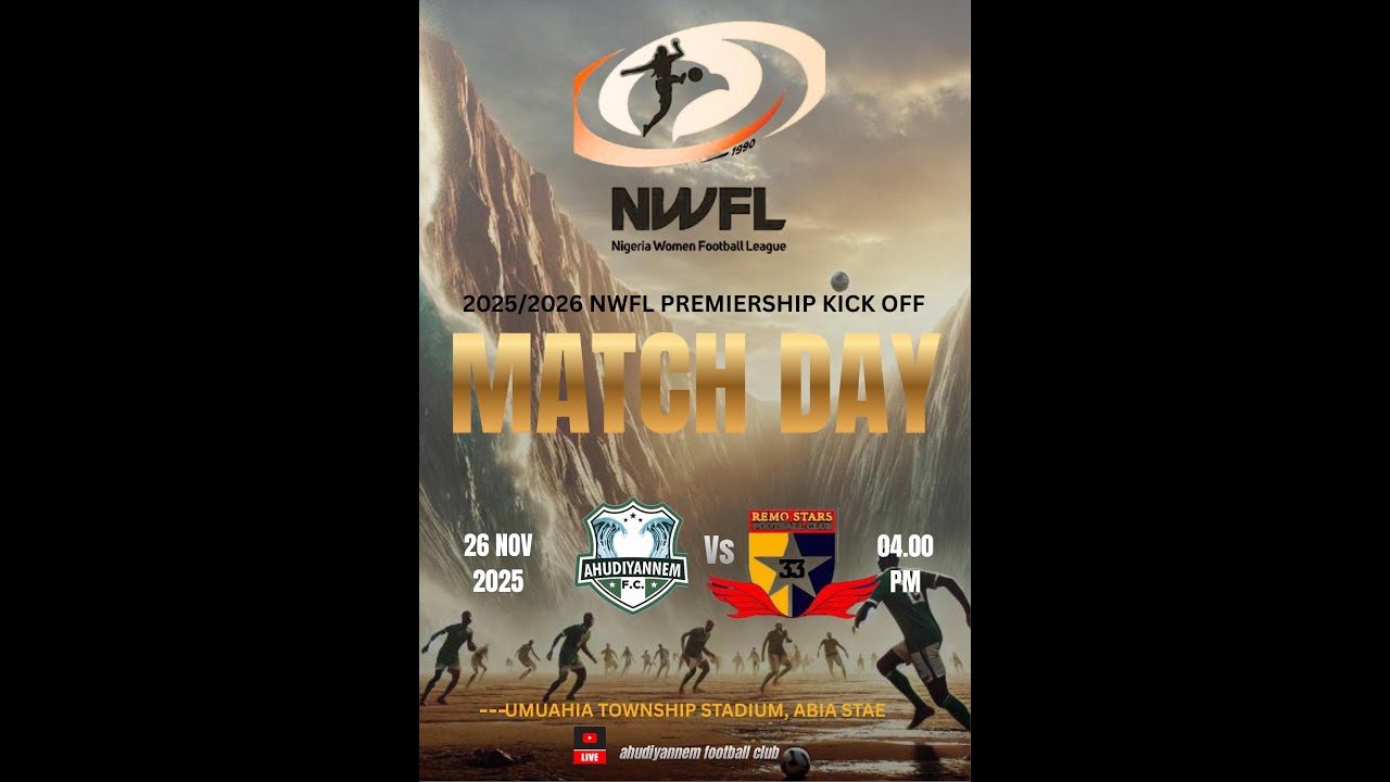 2025/2026 NWFL PREMIERSHIP KICK OFF :  AHUDIYANNEM QUEENS VS REMO STARS LADIES
