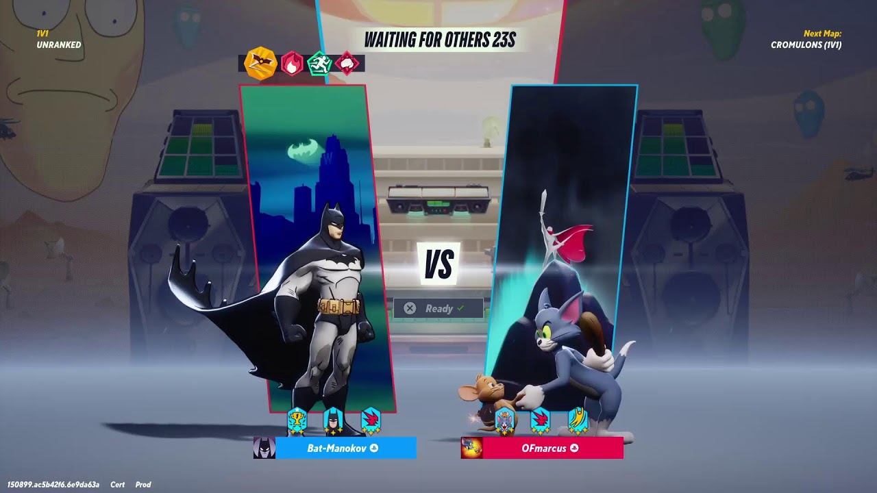 Playing MultiVersus as BATMAN main Rifts and Online