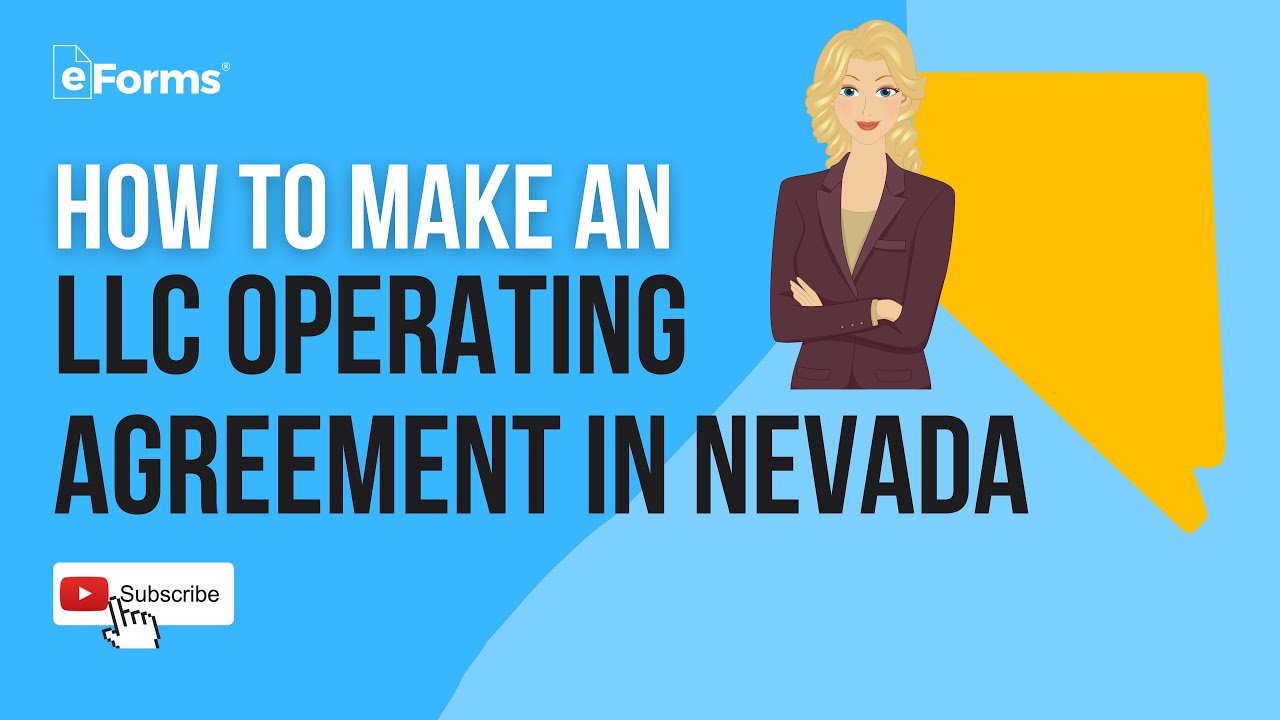 How to Make an LLC Operating Agreement in Nevada - EXPLAINED