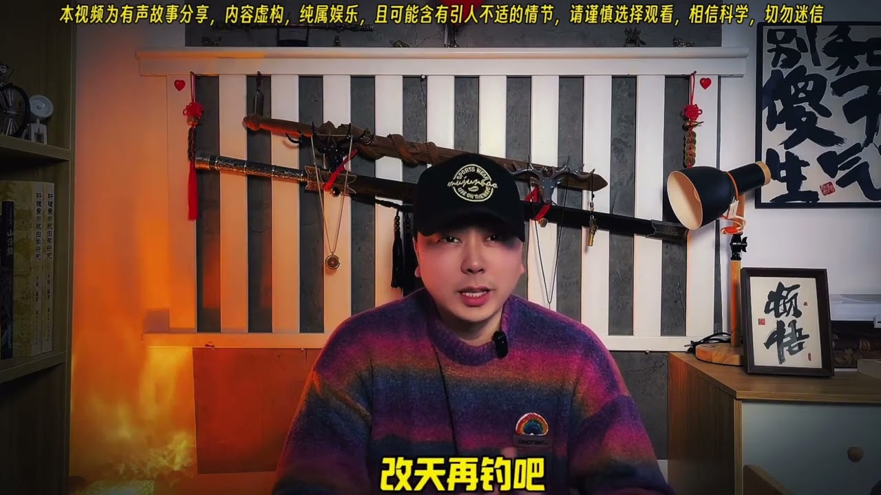 夜钓的人 钓鱼佬真的无所畏惧吗#讲故事 #细思极恐#奇闻异事 #关注我每天分享不同的故事 #老四说故事