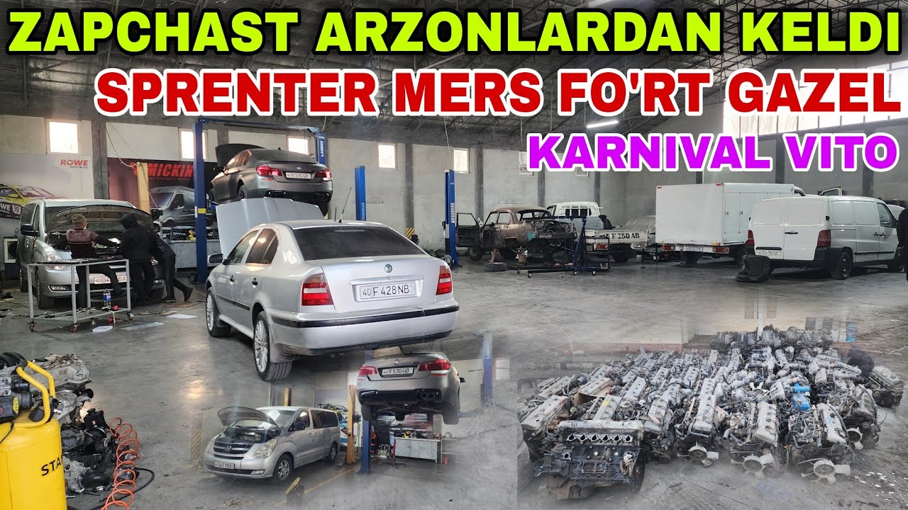 10 FEVRAL OZB BOYICHA ENG ARZON ZAPCHASTLAR DASTAFKA BOR HUNDAY KIA KARNIVAL SPRINTER MERS FORT