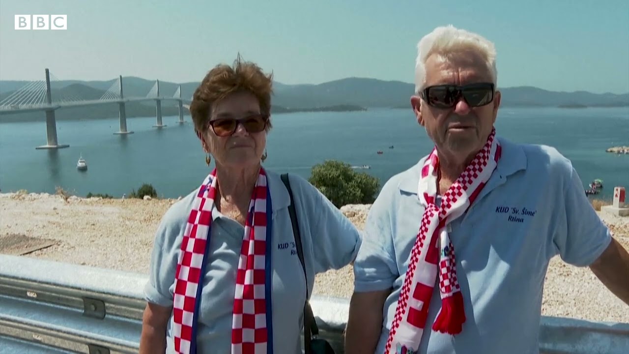 Giant bridge that joins Croatia together opens at last