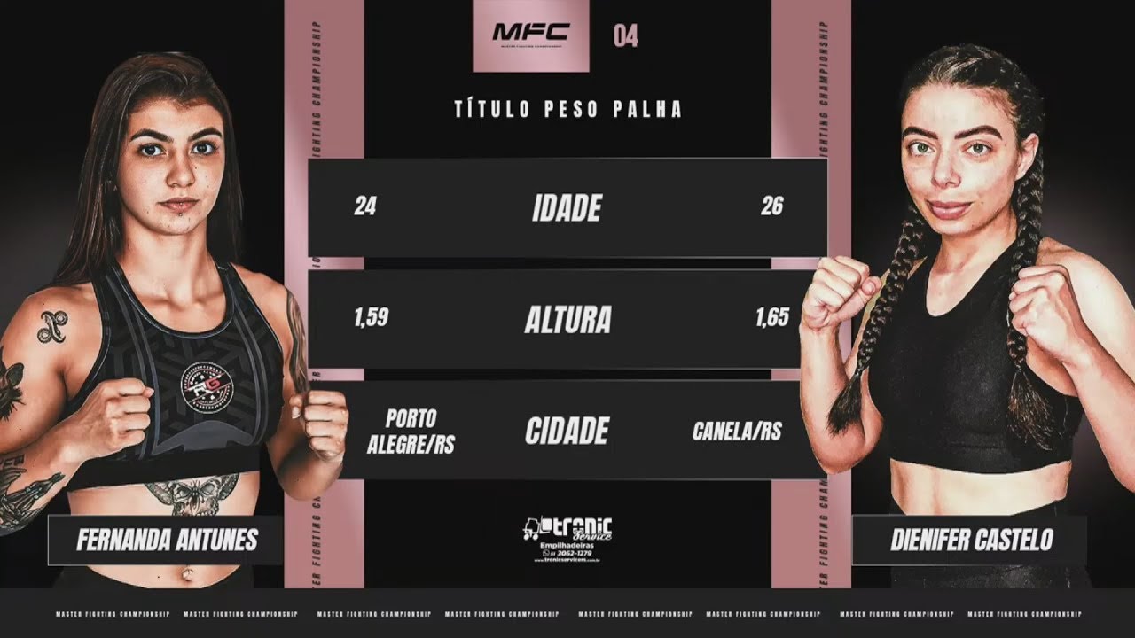 MFC 4 :  FERNANDA ANTUNES vs DIENIFER CASTELO  : CINTURÃO FEMININO