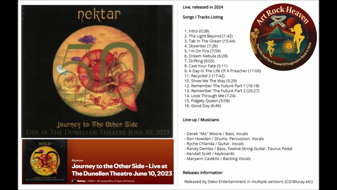 Nektar(UK)-Journey To The Other Side - Live At The Dunellen Theatre 2023(2024)-A Tab In The Ocean