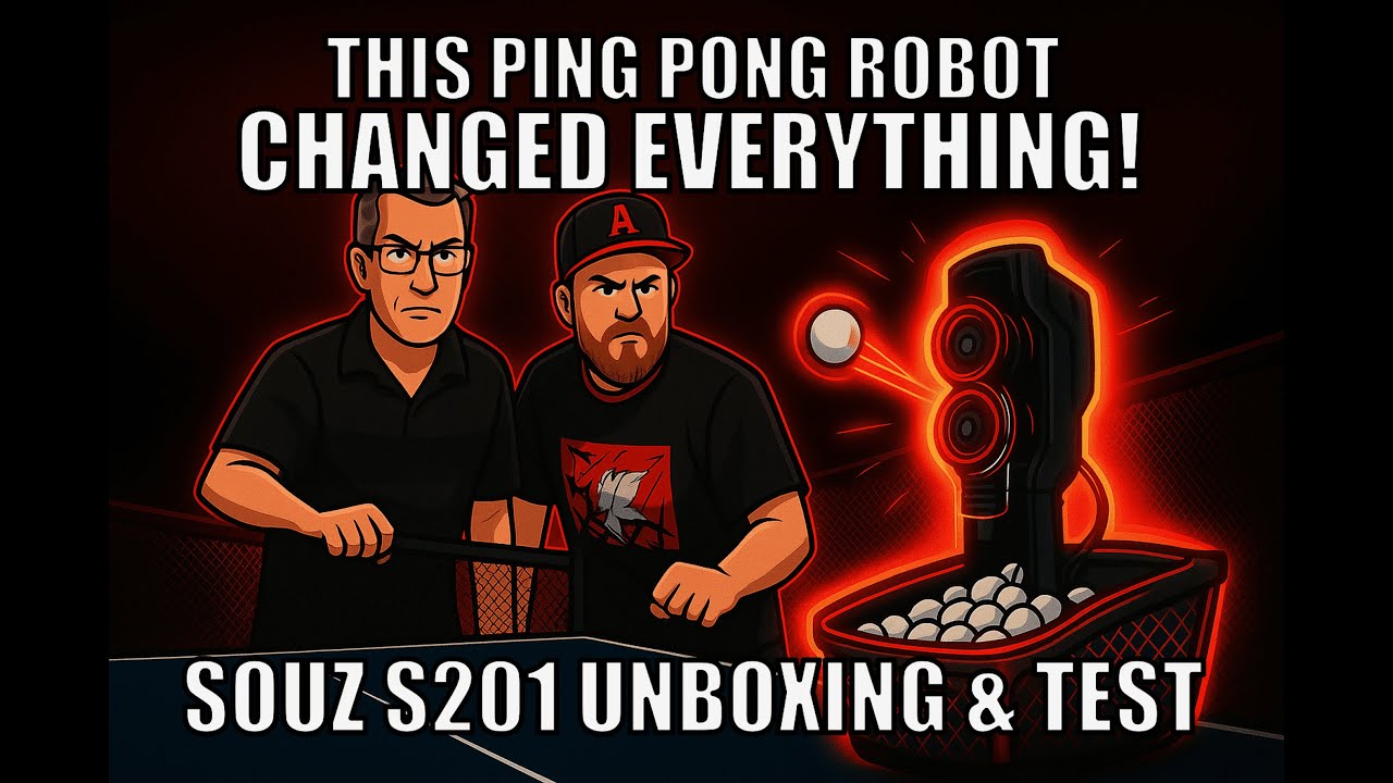 This Ping Pong Robot Changed Everything! Suz S201 Unboxing & Test #PingPongRobot #TheEdgeOfTheTable