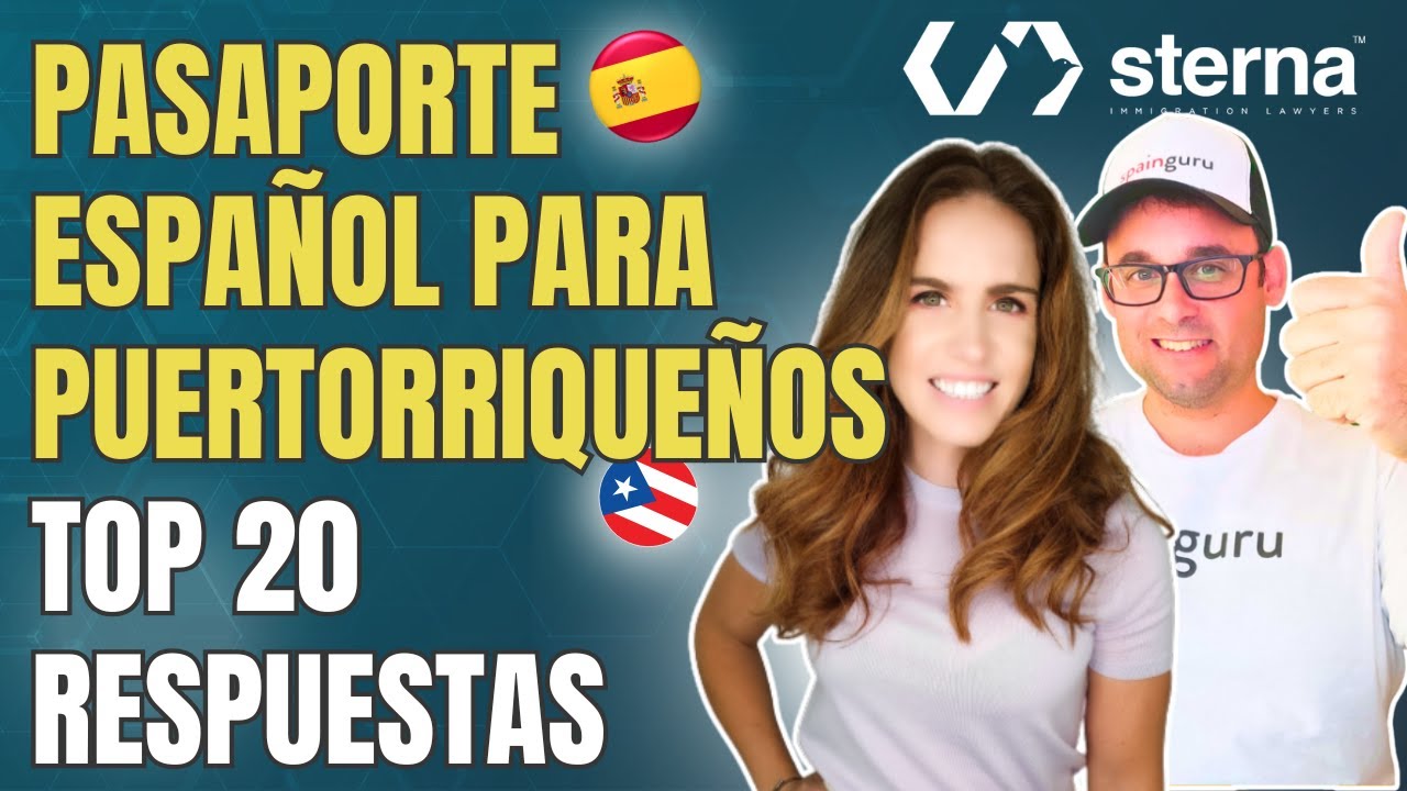 Especial Puertorriqueños! Cómo obtener la nacionalidad española en sólo 2 años - Abogada Experta