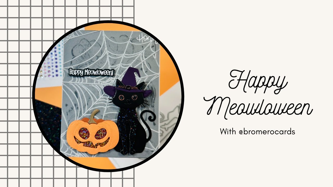 Happy Meowloween featuring @HoneyBeeStamps  (A Dude's Craft Room)