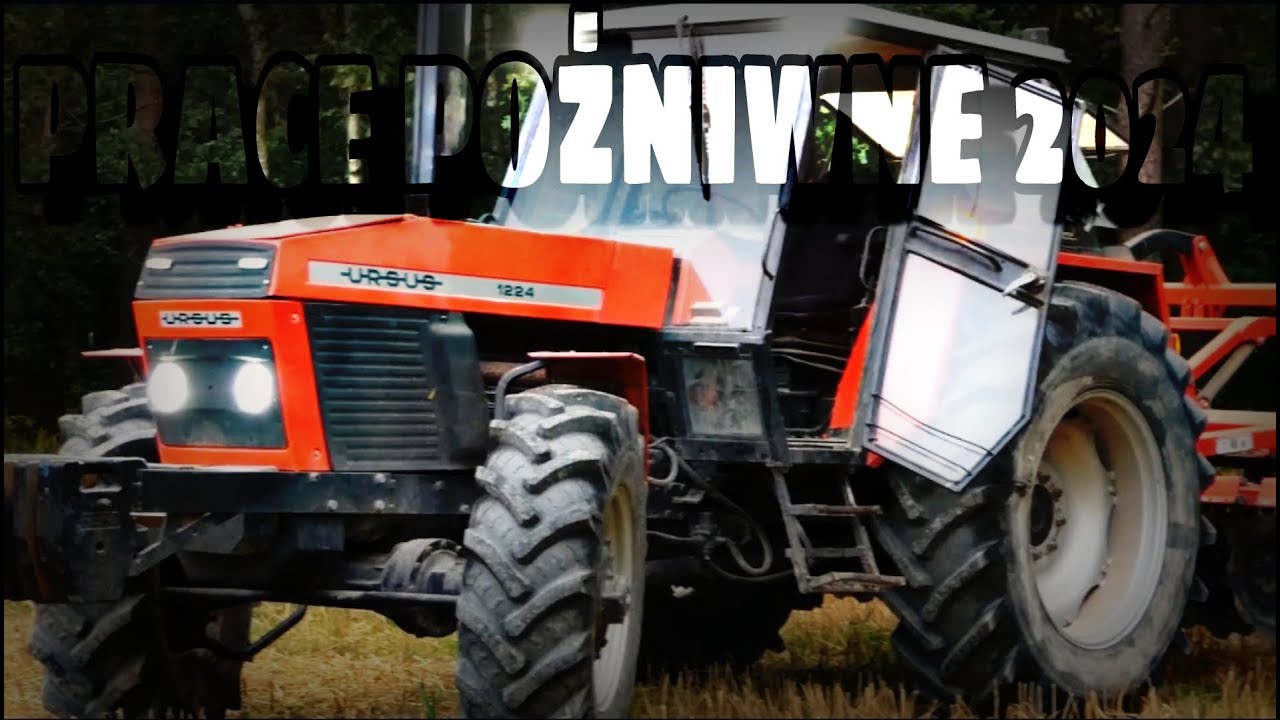 🔥Prace Pożniwne Z Ursusami🔥Wapnowanie, Talerzowanie 2024🔥Siuntka Na Przepale🔥Ursus1224&Ursus C360🔥