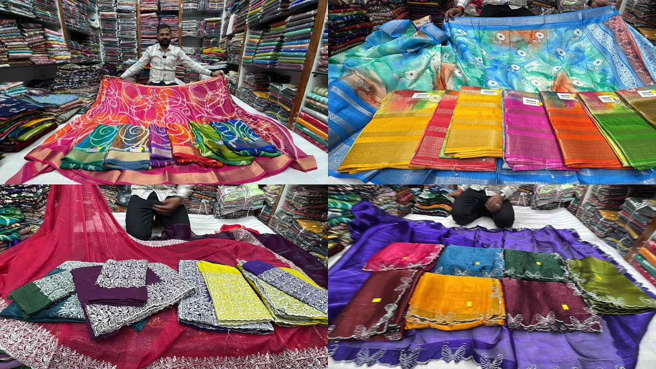 Chickpet Bangalore Wholesale Saree | Budget Friendly Gifting Sarees | Single Saree Courier Available