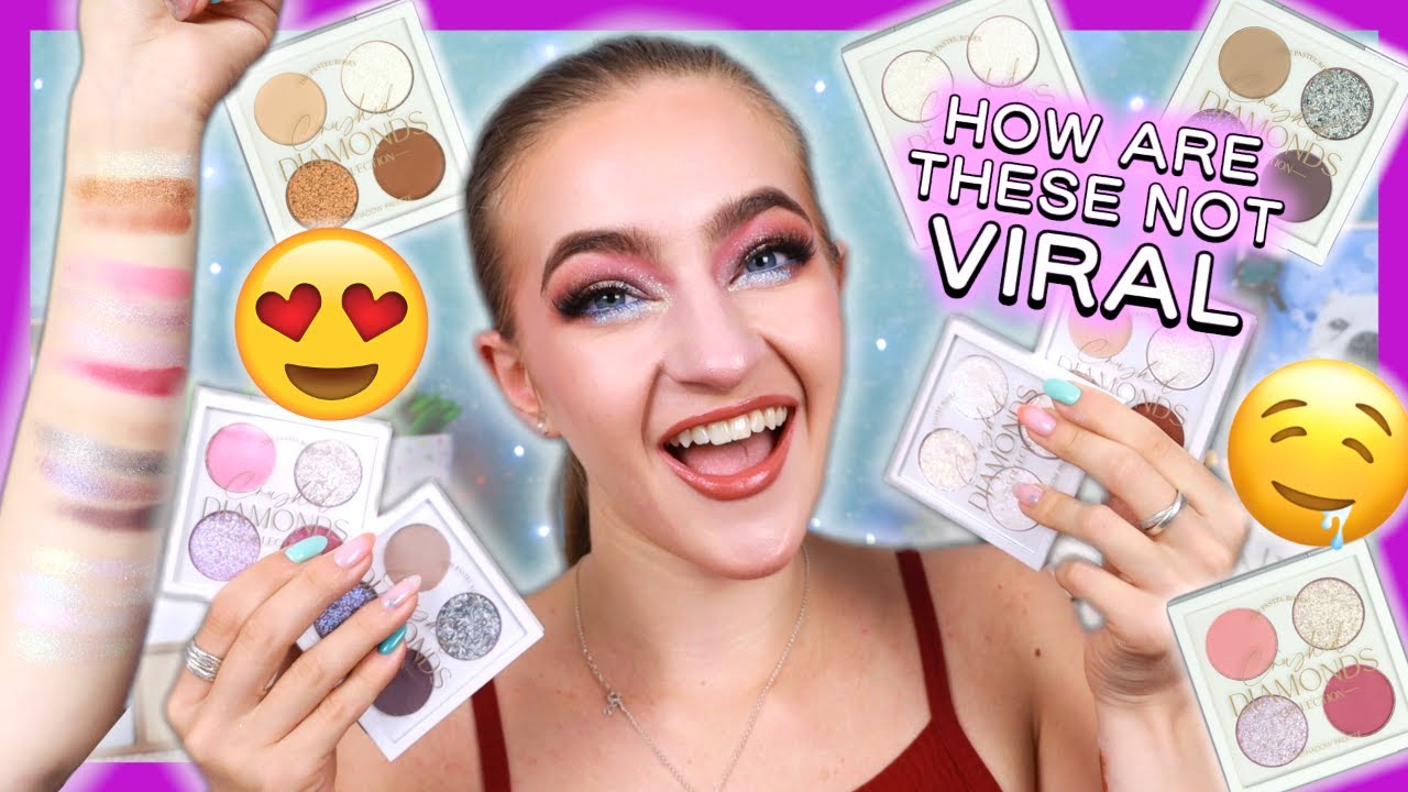 HOW ARE THESE NOT VIRAL? THE BEST INDIE EYESHADOWS EVER - The Pastel Roses review and swatches!