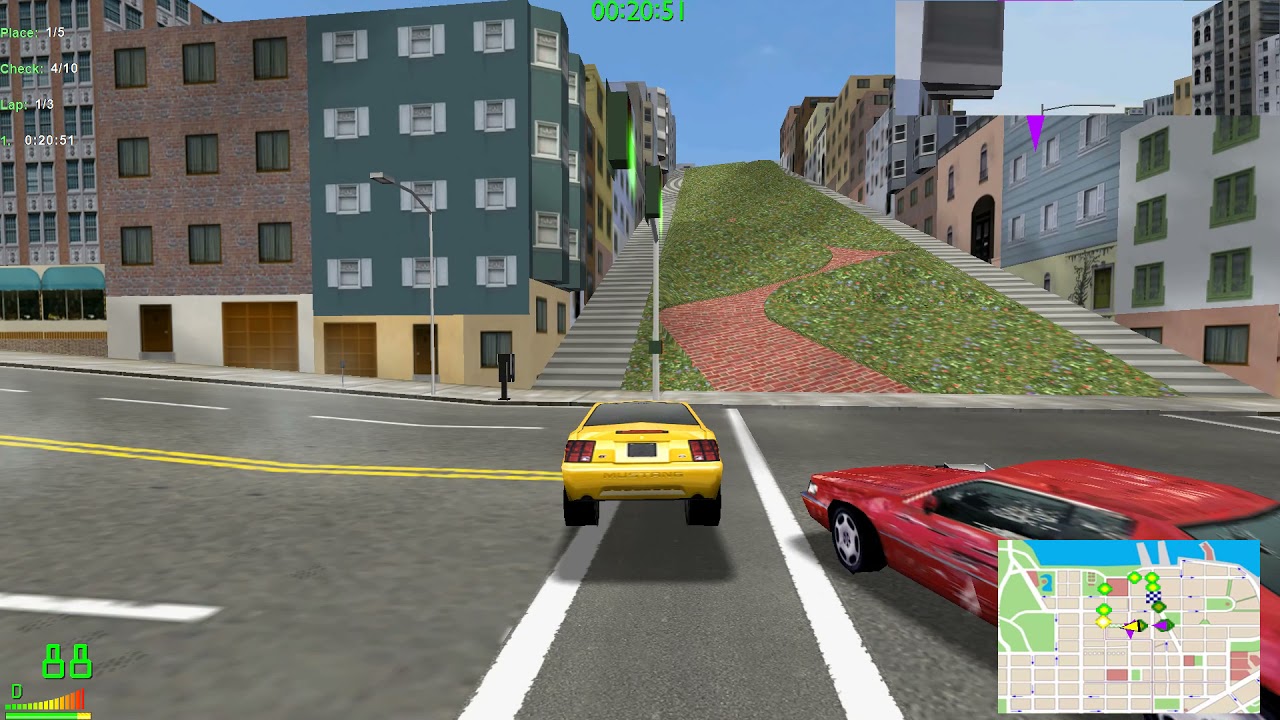 Midtown Madness 2 San Francisco Circuit Races - Full (Amateur)