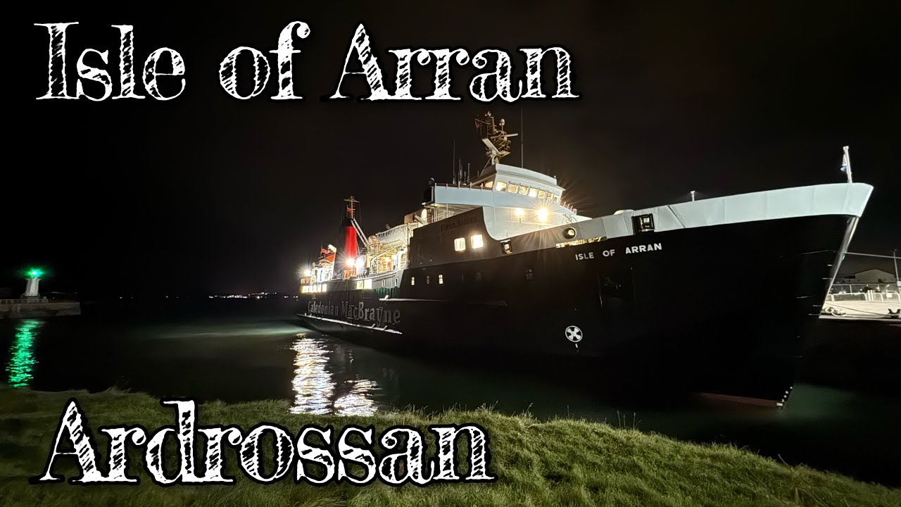 Isle of Arran arrives in Ardrossan from Dry Dock 22nd October 2024