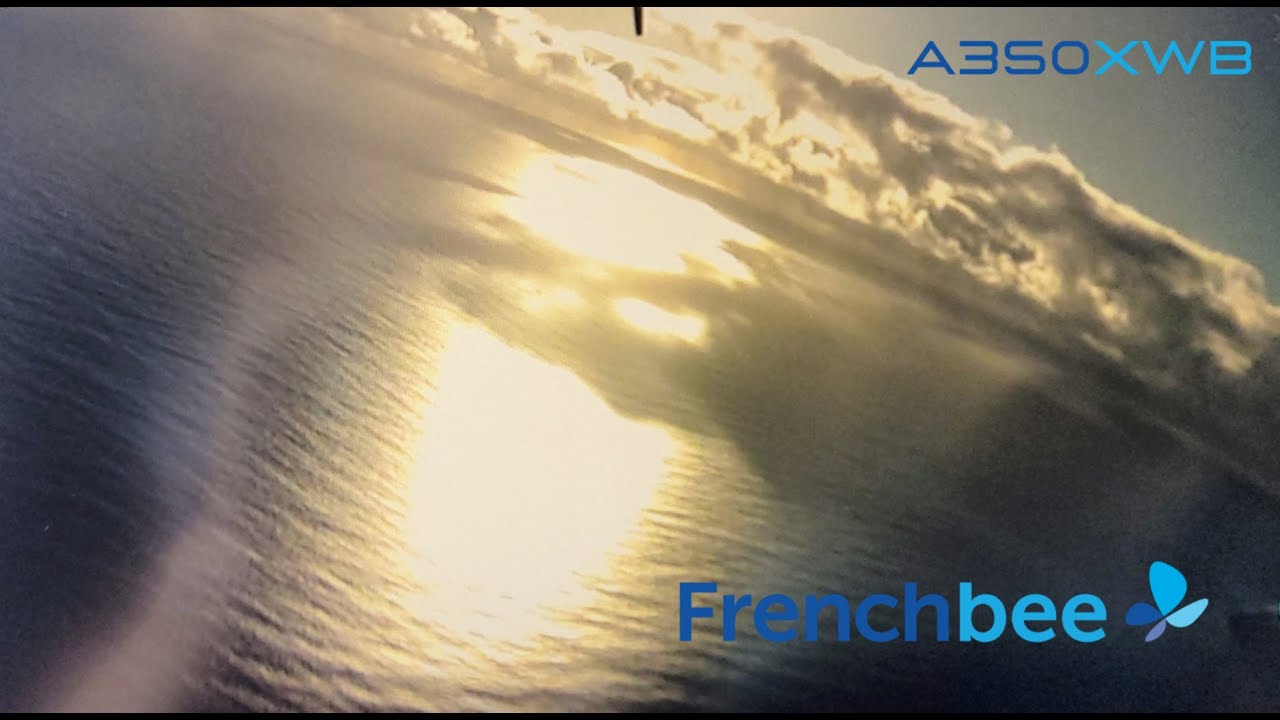 Take off with Frenchbee in A350-1000 from Saint Denis de la Réunion to Paris Orly