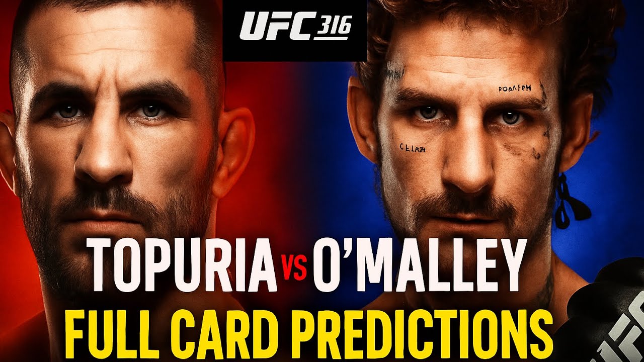 UFC 316 Dvalishvili vs O’Malley Predictions
