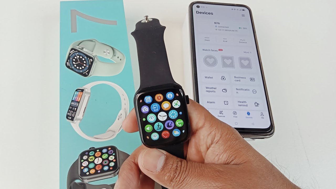 How To Connect Apple Watch Series 7 Smartwatch Full Setup || with Android Phone || Tech Den