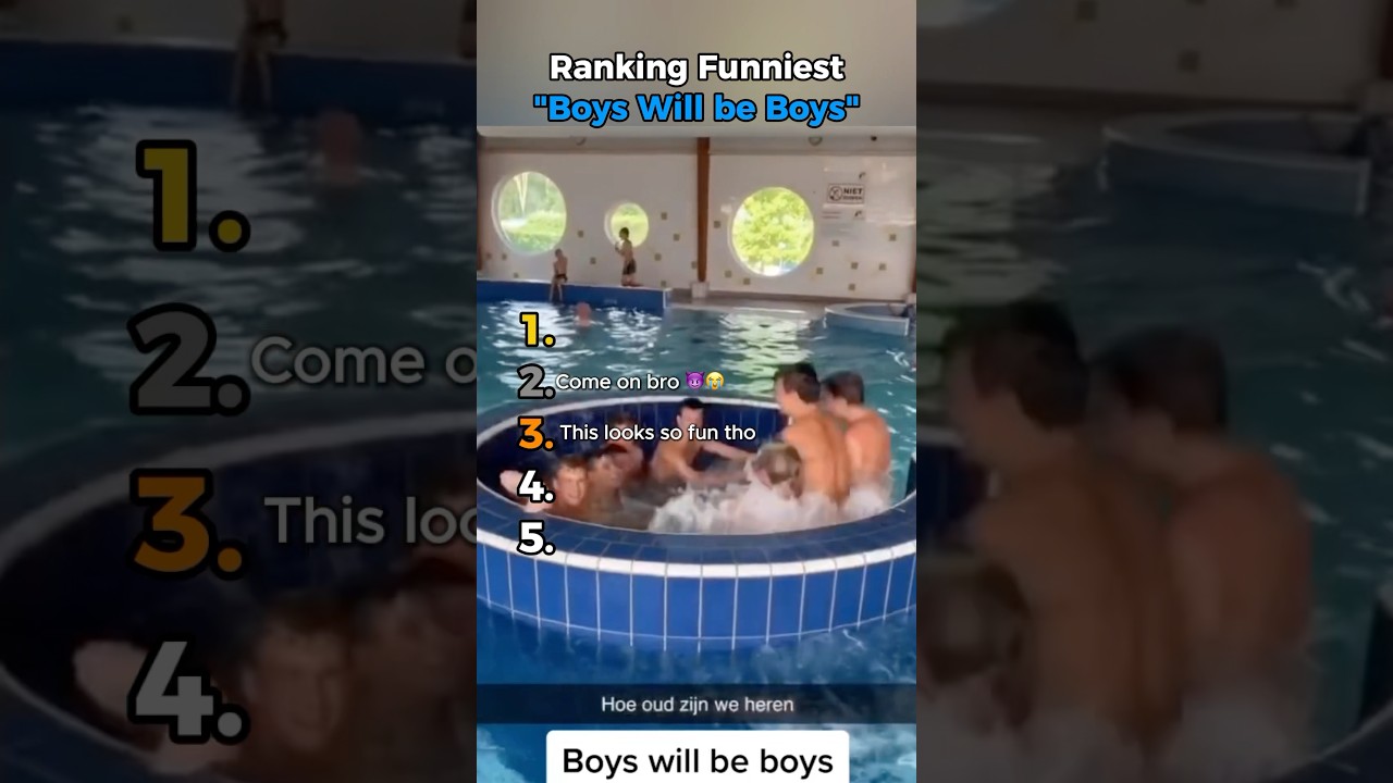 Ranking The Funniest &ldquo;Boys Will Be Boys&rdquo; Moments 😂😂