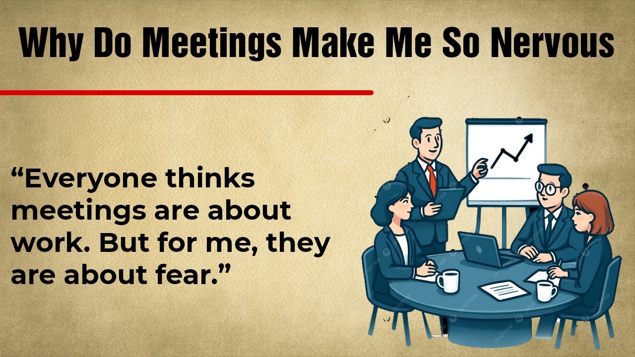 Why Do Meetings Make Me So Nervous? || Graded Reader || Listening Practice