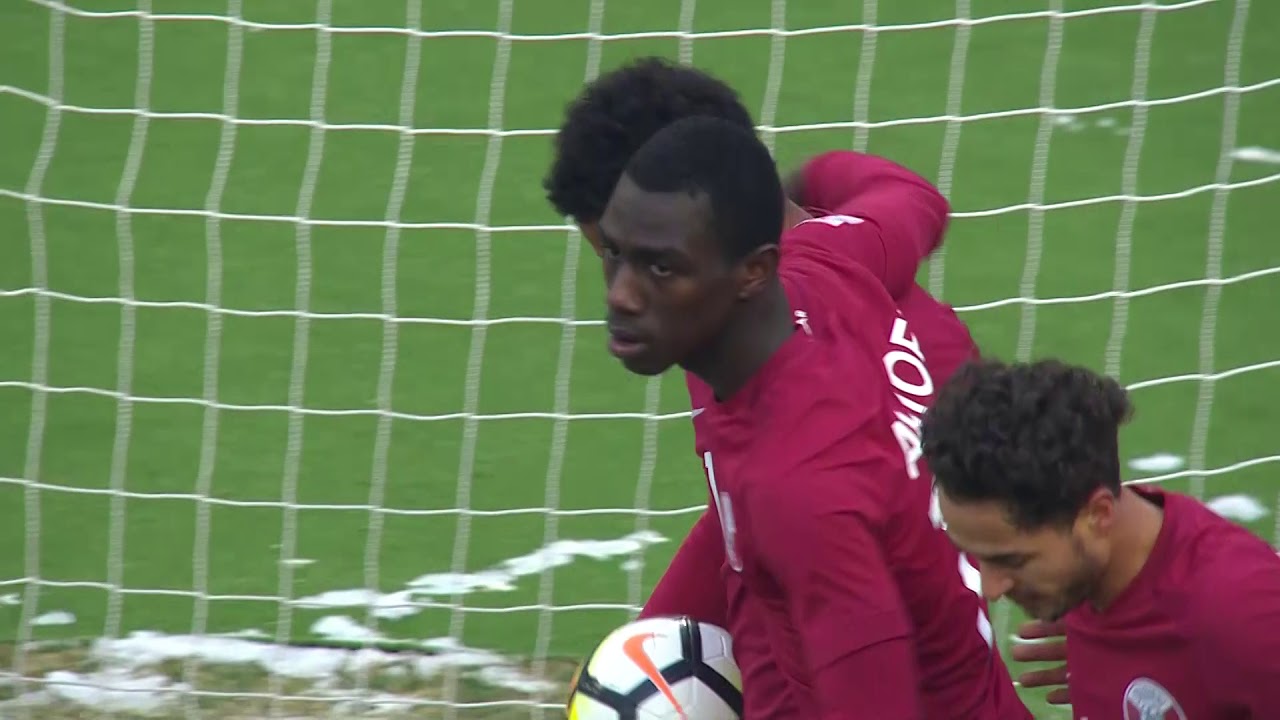 Akram Afif scores for Qatar on the break!